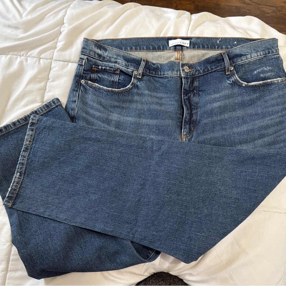 LOFT Classic Blue Denim Jeans